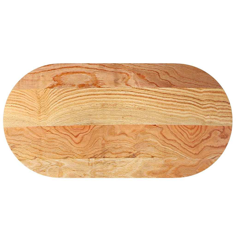 vidaXL világosbarna tömör akácfa ovális alakú asztallap 120x60x4 cm
