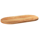 vidaXL világosbarna tömör akácfa ovális alakú asztallap 120x60x4 cm