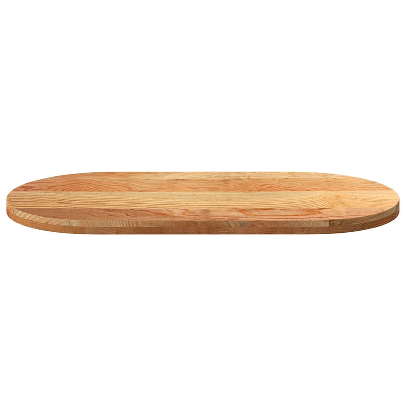 vidaXL világosbarna tömör akácfa ovális alakú asztallap 120x60x4 cm
