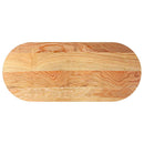 vidaXL világosbarna tömör akácfa ovális alakú asztallap 140x60x4 cm