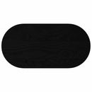 vidaXL sötétbarna tömör akácfa ovális alakú asztallap 80 x 40 x 2 cm