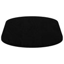 vidaXL sötétbarna tömör akácfa ovális alakú asztallap 100 x 50 x 2 cm