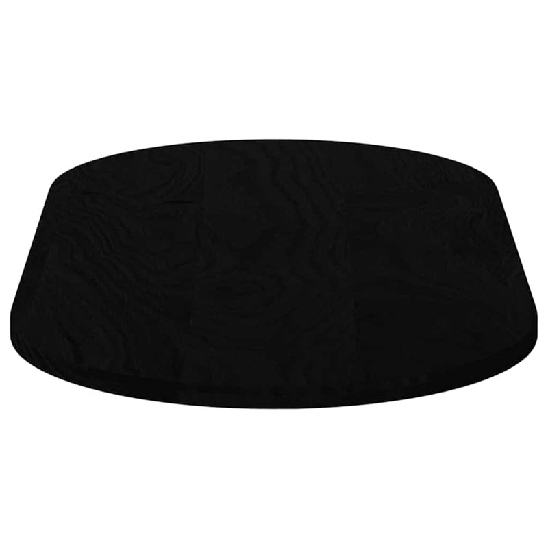 vidaXL sötétbarna tömör akácfa ovális alakú asztallap 100 x 50 x 2 cm