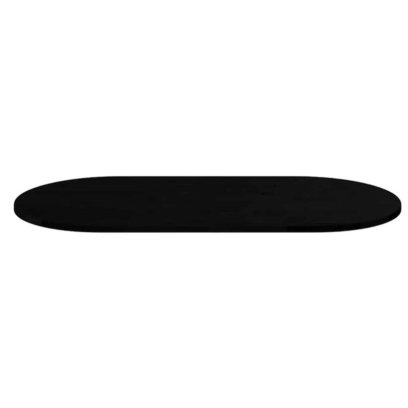 vidaXL sötétbarna tömör akácfa ovális alakú asztallap 120 x 60 x 2 cm