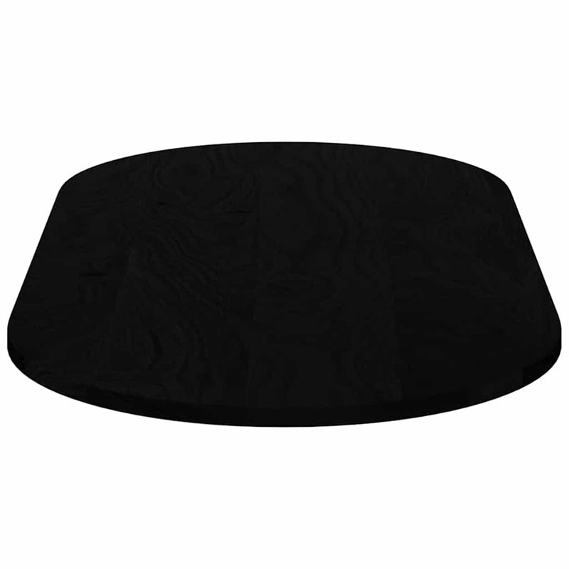 vidaXL sötétbarna tömör akácfa ovális alakú asztallap 120 x 60 x 2 cm