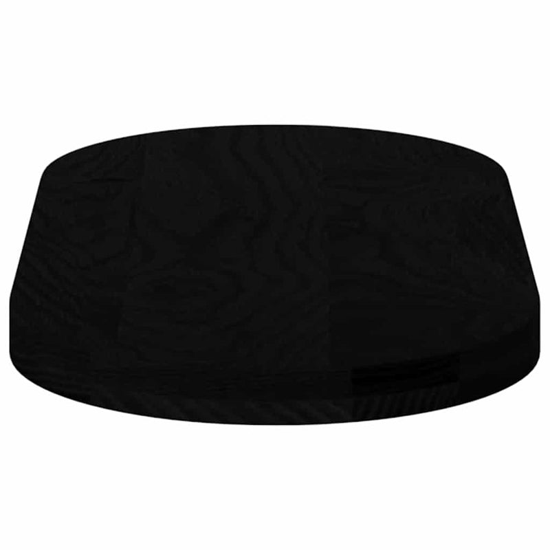 vidaXL sötétbarna tömör akácfa ovális alakú asztallap 80 x 40 x 4 cm