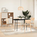 vidaXL sötétbarna tömör akácfa ovális alakú asztallap 100 x 50 x 4 cm