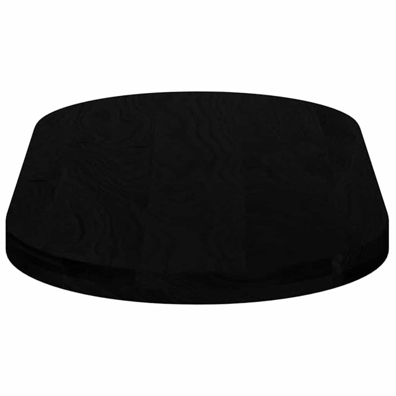 vidaXL sötétbarna tömör akácfa ovális alakú asztallap 100 x 50 x 4 cm