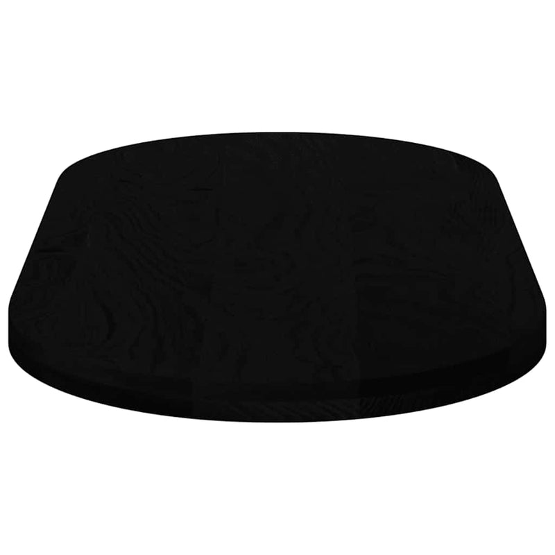 vidaXL sötétbarna tömör akácfa ovális alakú asztallap 120 x 60 x 4 cm