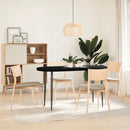 vidaXL sötétbarna tömör akácfa ovális alakú asztallap 140 x 60 x 4 cm