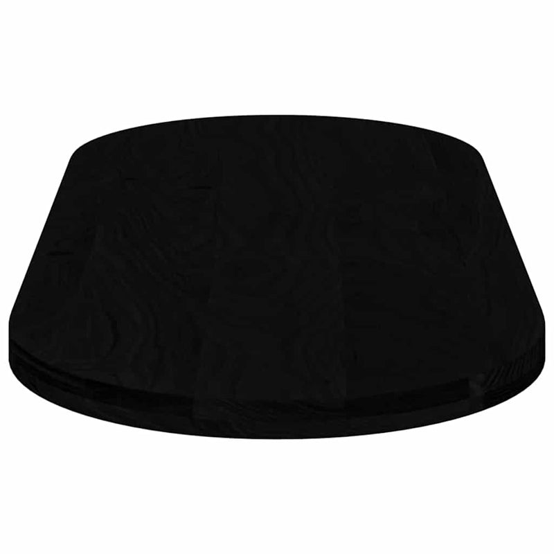 vidaXL sötétbarna tömör akácfa ovális alakú asztallap 140 x 60 x 4 cm