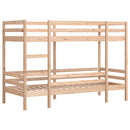 vidaXL tömör fenyőfa emeletes ágy matrac nélkül 90 x 200 cm