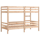 vidaXL tömör fenyőfa emeletes ágy matrac nélkül 90 x 190 cm