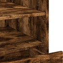 vidaXL füstös tölgy színű szerelt fa éjjeliszekrény 45 x 50 x 50 cm