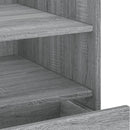 vidaXL szürke sonoma színű szerelt fa éjjeliszekrény 45 x 50 x 50 cm