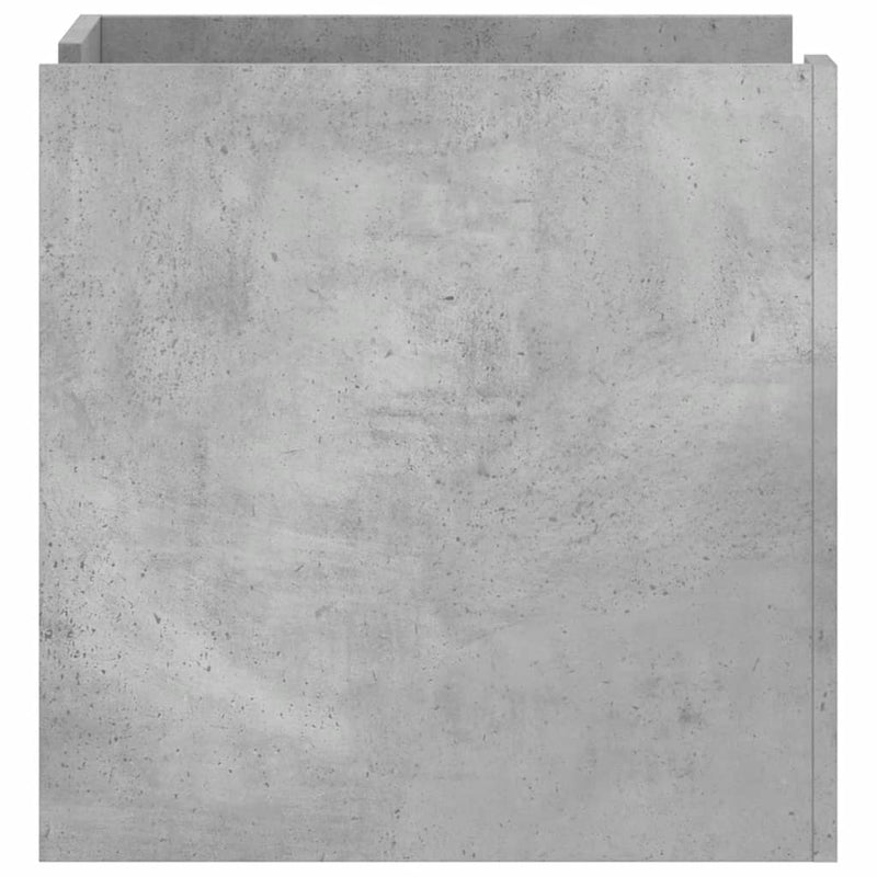 vidaXL betonszürke szerelt fa éjjeliszekrény 45 x 50 x 50 cm