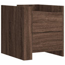 vidaXL barna tölgy színű szerelt fa éjjeliszekrény 45 x 50 x 50 cm