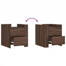 vidaXL barna tölgy színű szerelt fa éjjeliszekrény 45 x 50 x 50 cm