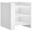 vidaXL fehér szerelt fa éjjeliszekrény 45 x 50 x 50 cm