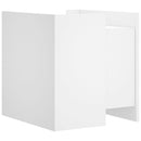 vidaXL fehér szerelt fa éjjeliszekrény 45 x 50 x 50 cm
