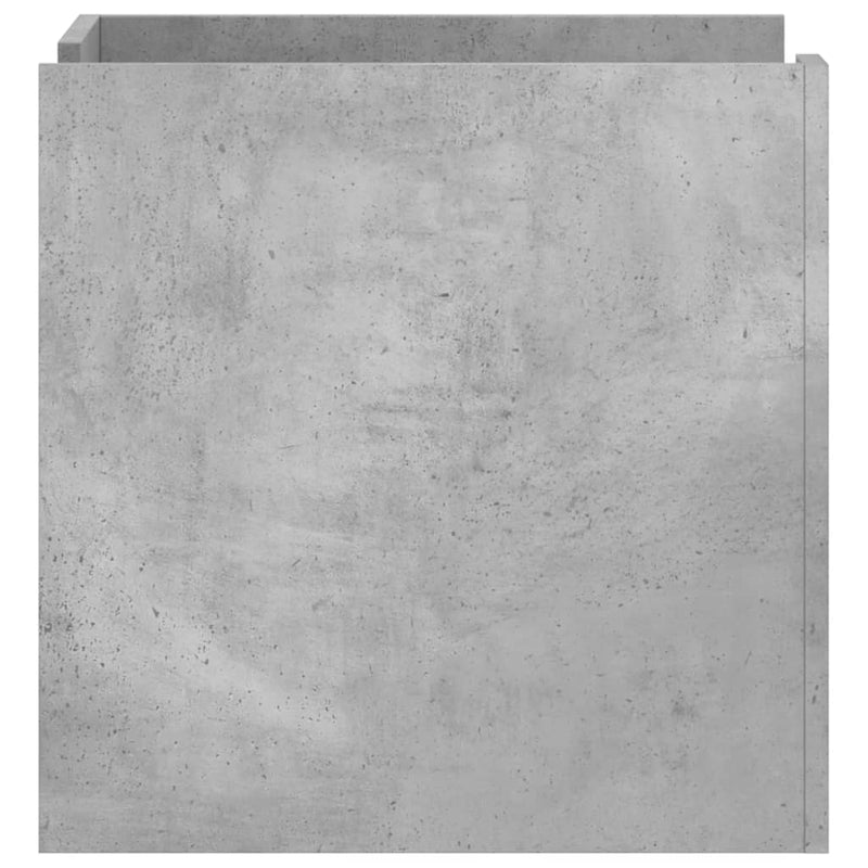 vidaXL betonszürke szerelt fa éjjeliszekrény 45 x 50 x 50 cm