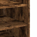 vidaXL füstös tölgy színű szerelt fa éjjeliszekrény 45 x 50 x 50 cm