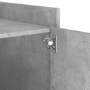vidaXL betonszürke szerelt fa éjjeliszekrény 45 x 50 x 50 cm