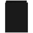 vidaXL fekete szerelt fa éjjeliszekrény 45 x 50 x 65 cm