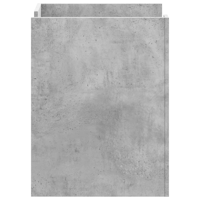 vidaXL betonszürke szerelt fa éjjeliszekrény 45 x 50 x 65 cm