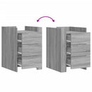 vidaXL szürke sonoma színű szerelt fa éjjeliszekrény 45 x 50 x 65 cm