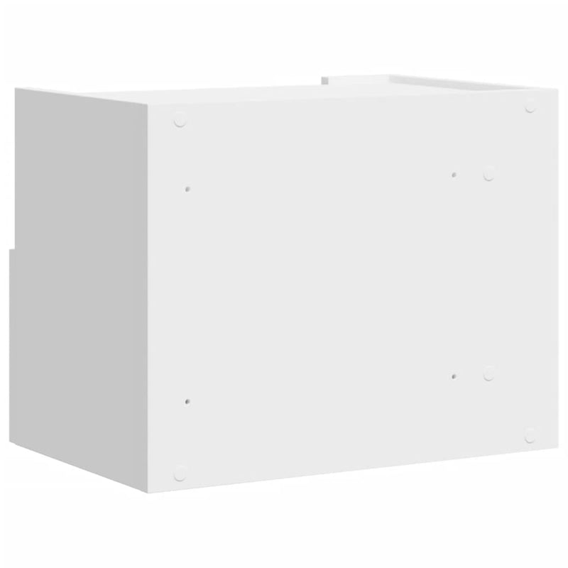 vidaXL fehér falra szerelhető éjjeliszekrény 45 x 30 x 35 cm