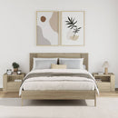 vidaXL 2 db sonoma tölgy színű fali éjjeliszekrény 45 x 30 x 35 cm