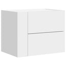 vidaXL fehér falra szerelhető éjjeliszekrény 45 x 30 x 35 cm