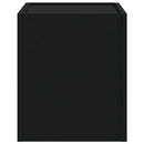 vidaXL 2 db fekete falra szerelhető éjjeliszekrény 45 x 30 x 35 cm