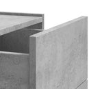vidaXL betonszürke falra szerelhető éjjeliszekrény 45 x 30 x 35 cm