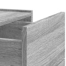 vidaXL szürke sonoma színű falra szerelhető éjjeliszekrény 45x30x35 cm
