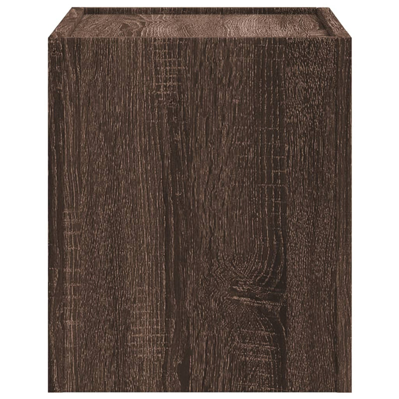 vidaXL barna tölgy színű falra szerelhető éjjeliszekrény 45x30x35 cm