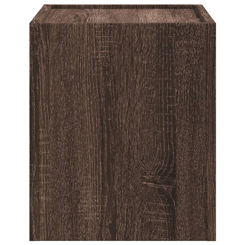 vidaXL 2 db barna tölgy színű fali éjjeliszekrény 45 x 30 x 35 cm