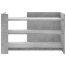 vidaXL betonszürke szerelt fa dohányzóasztal 80 x 50 x 50 cm