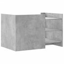 vidaXL betonszürke szerelt fa dohányzóasztal 80 x 50 x 50 cm