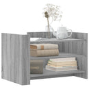 vidaXL szürke sonoma szerelt fa dohányzóasztal 80 x 50 x 50 cm