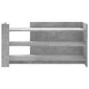 vidaXL betonszürke szerelt fa dohányzóasztal 100 x 50 x 50 cm