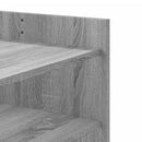 vidaXL szürke sonoma színű szerelt fa dohányzóasztal 100 x 50 x 50 cm