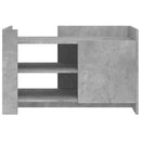 vidaXL betonszürke szerelt fa dohányzóasztal 80 x 50 x 50 cm