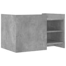 vidaXL betonszürke szerelt fa dohányzóasztal 80 x 50 x 50 cm