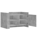 vidaXL betonszürke szerelt fa dohányzóasztal 80 x 50 x 50 cm