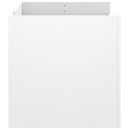 vidaXL fekete szerelt fa dohányzóasztal 100 x 50 x 50 cm