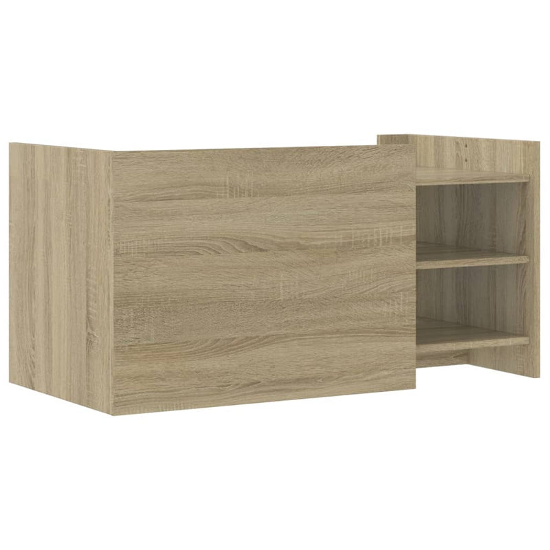 vidaXL sonoma tölgy színű szerelt fa dohányzóasztal 100 x 50 x 50 cm