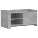vidaXL betonszürke szerelt fa dohányzóasztal 100 x 50 x 50 cm
