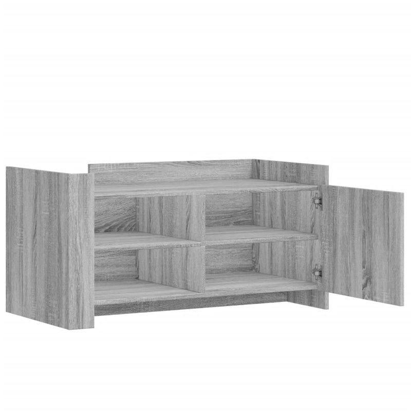vidaXL szürke sonoma színű szerelt fa dohányzóasztal 100 x 50 x 50 cm
